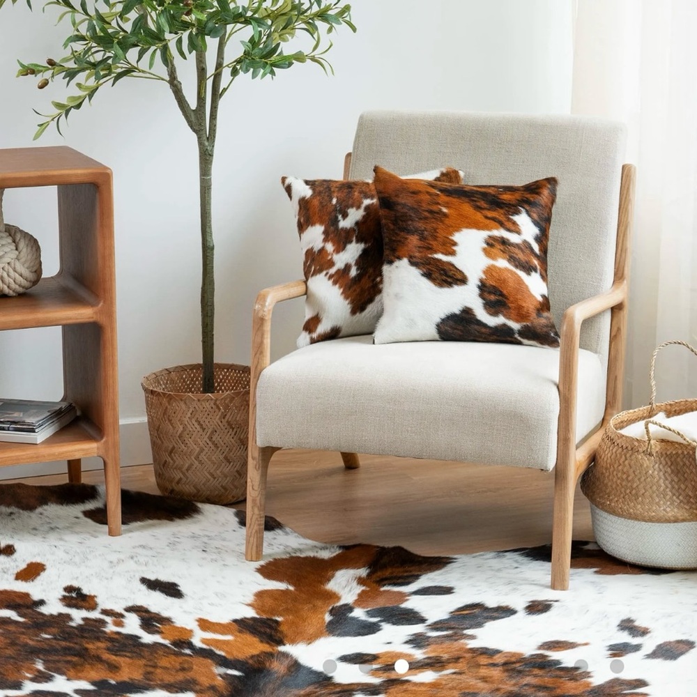 Cowhide Throw Pillow 2 AVAILABLE - Picture 4 of 5